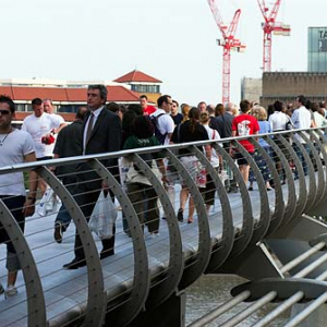 Most Millenium Bridge na Tamizie.